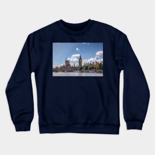 The Houses Of Parliament And Big Ben Clock, London, UK Crewneck Sweatshirt